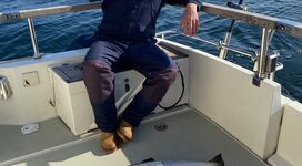 Lachs angeln Rügen mit Rügens Fischerman April 2021