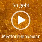 So geht Meerforellenkaviar